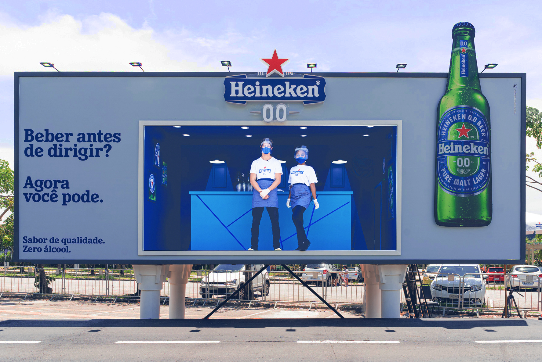 Heineken ビール広告 ディスプレイ