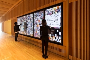 チームラボ、新オープンの富山県美術館に「デジタルインフォメーションウォール」納入