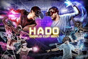 〈2017.5.19〉ARシステム「HADO」最新コンテンツ、 “HADO SHOOT!” シネプラザサントムーンにて展開