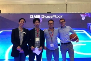 スポーツ施設づくりをサポートする「ASjapan」がドイツ最大のLEDフロア企業「ASBglassfloor」と業務提携。最新式のLEDグラスフロアの提供を開始