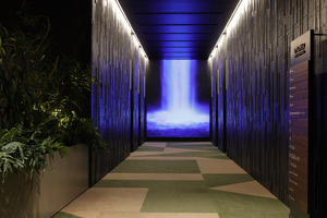 〈2023.4.10〉Dタワー西新宿・エレベーターホールのLEDビジョンによる映像演出